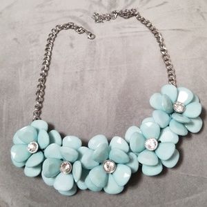 Flower Bib Necklace
